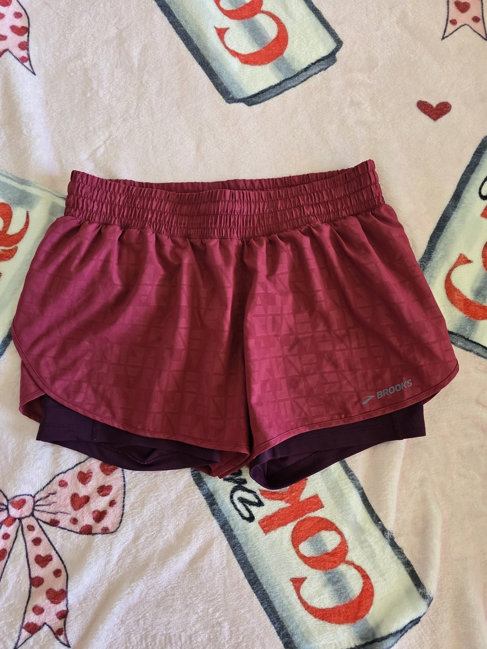 Brooks Women's Burgundy Running Shorts